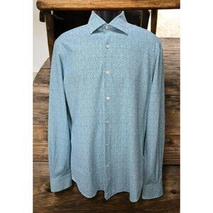 Saks Fifth Avenue Mens ‎ Soft Lightweight Dress Shirt Medium